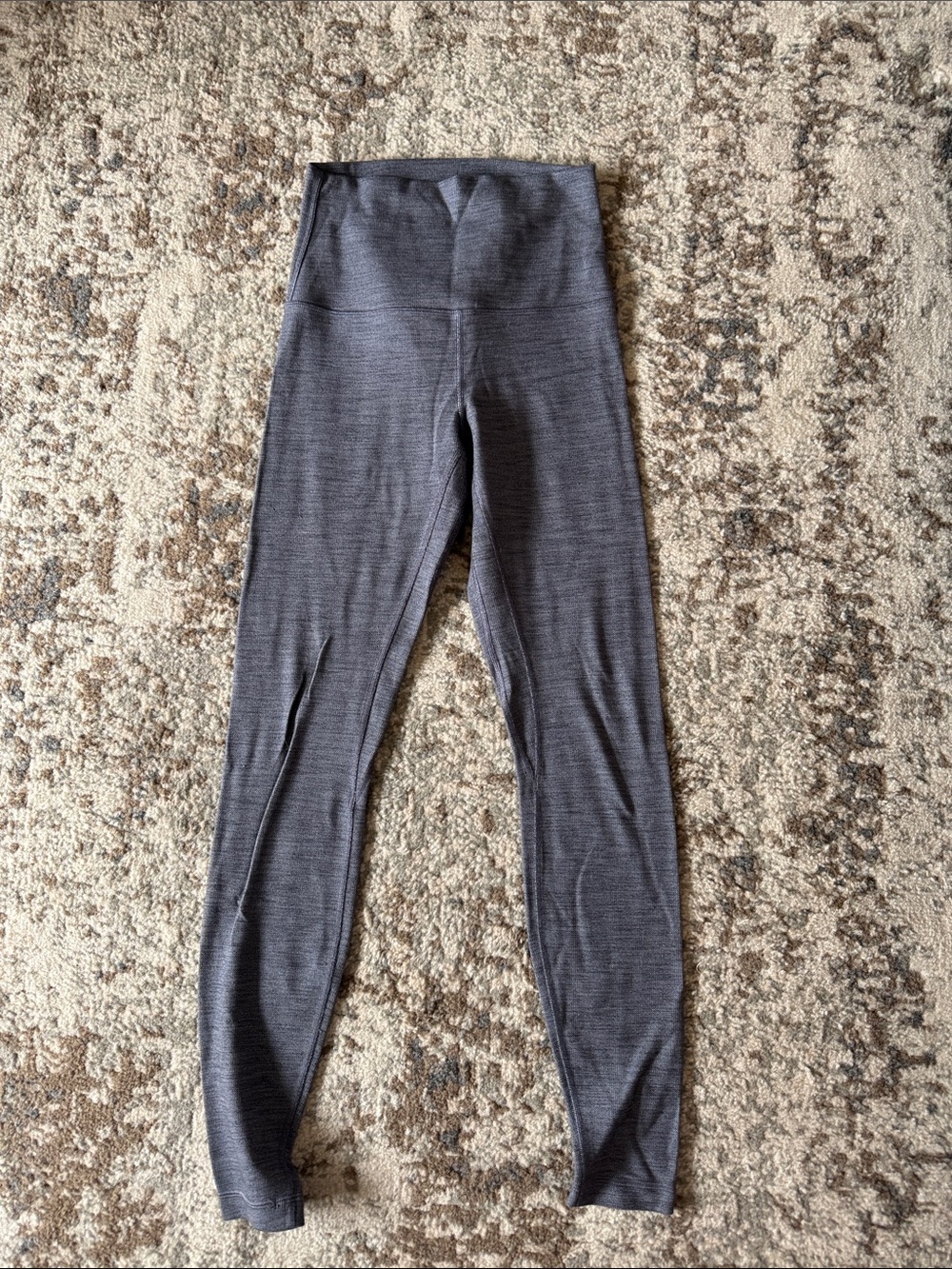 High-Waisted Active Leggings - Charcoal Gray